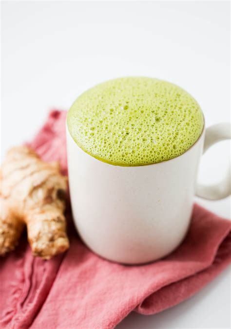 Immune Boosting Green Turmeric Tea Latte Perfect Keto