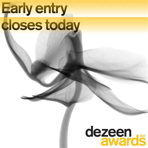 Decmyk Dezeen Awards 2021 Early Entry Closes Today