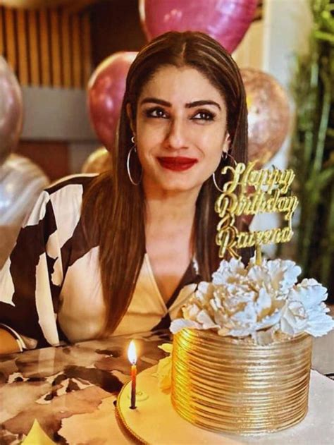 Raveena Tandon S Birthday Week Was All About Cakes Tiger Safaris More