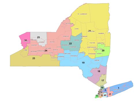 New York State Congressional District Map Get Latest Map Update