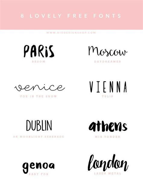 Fonts Inspiration Download Free Font Inspiration Aesthetic Fonts