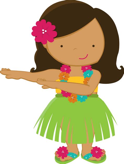 Luau Kids Clipart 001png 1162×1535 Clip Art Hawaiian Birthday