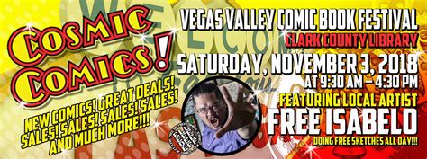 Vegas Valley Comic Book Festival Nov 3 Hawaiian Comic Book Alliance
