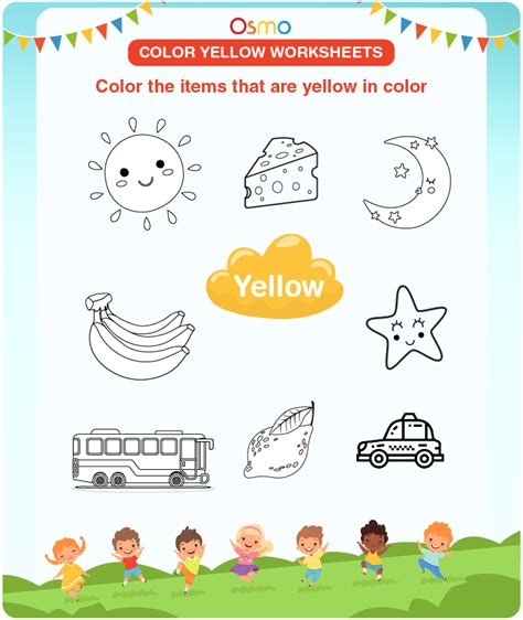 Color Yellow Worksheets Download Free Printables