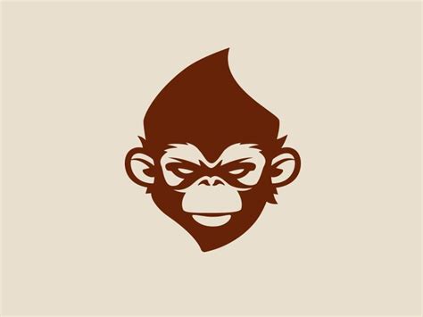 Monkey Monkey Illustration Monkey Logo Design Monkey Art
