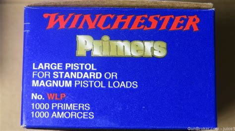 1843 Winchester Primers For Large Pistol Standard Or Magnum Pistol
