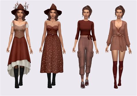 Ts4 Lookbooks Free Sims 4 Granite Falls Sims 4 Mods Clothes Sims Cc