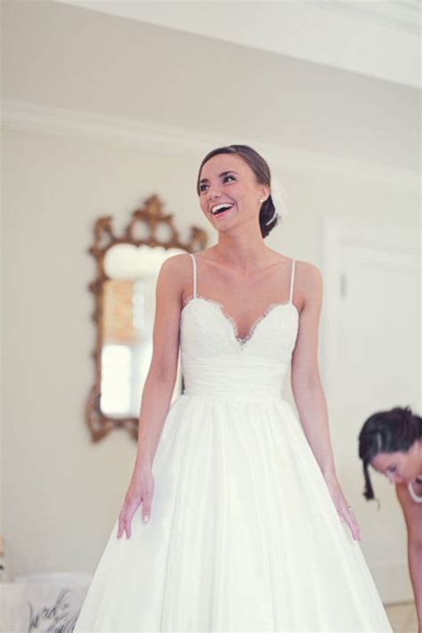 Heart Shaped Neckline Princess Wedding Dresses Wedding Dress