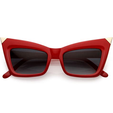 new york designer fashion pointed cat eye sungasses zerouv