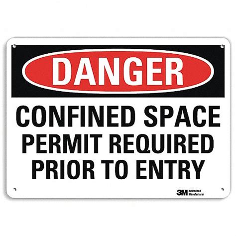 Lyle Danger Sign Aluminum Mounting Holes Sign Mounting 10 In X 14 In
