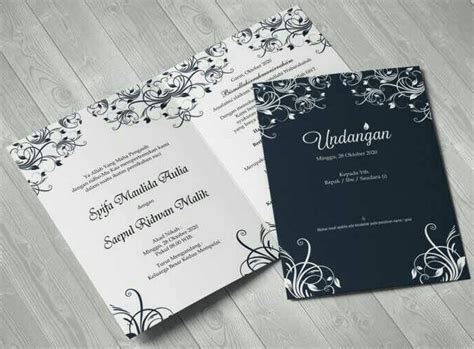 Supaya undangan pernikahan kamu makin berwarna, coba 15+ inspirasi background undangan pernikahan ini: 5 Contoh Desain Undangan Pernikahan Minimalis | Buku tamu ...
