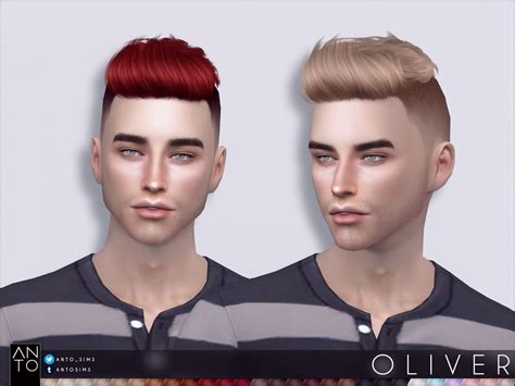Anto Flame Hairstyle Sims 4 Hair Male Sims Hair Sims 4 Images And