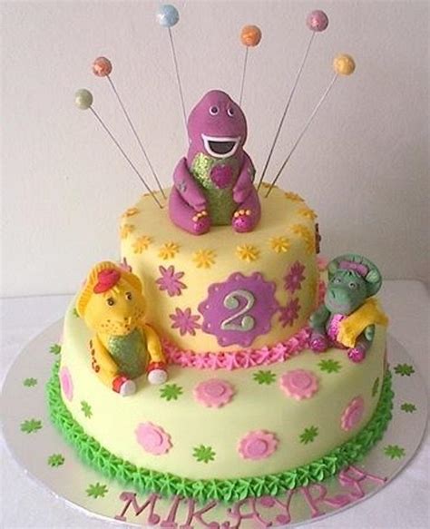 Barney Cake Decorated Cake By Cupcake Garage Cakesdecor