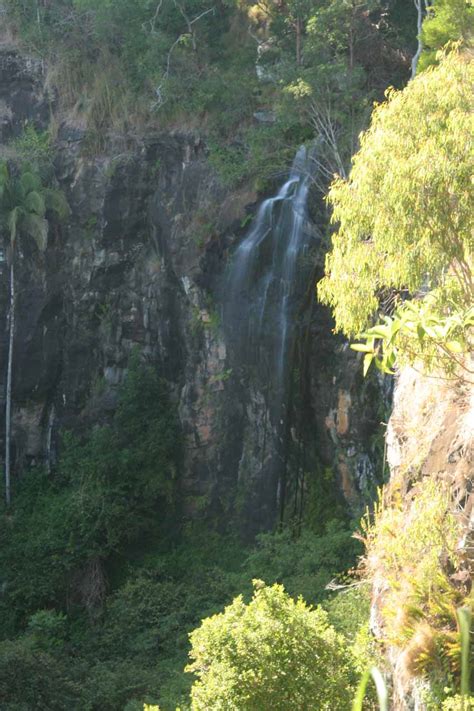 Cameron Falls Panoramic Waterfall On Tamborine Mountain