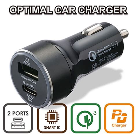【新製品】USB-CポートとAポートを搭載した車載充電器「alumania OPTIMAL CAR CHARGER」 - iをありがとう