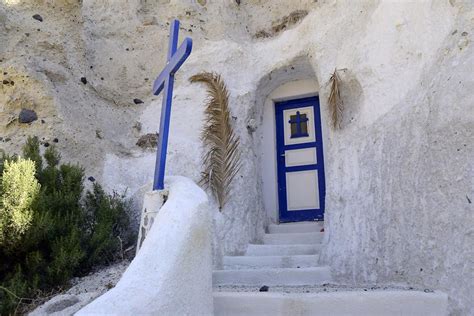 Vothonas Cave Church 3 Santorinis Villages Pictures Greece