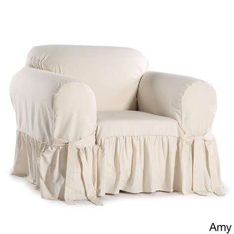 Searchnow for best cbsi content! Classic Slipcovers Ruffled Cotton Arm Chair Slipcover ...