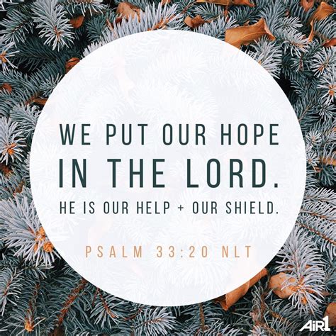 Air1s Verse Of The Day We Put Our Hope In The Lord He Is Our Help
