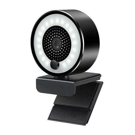 Hd K Usb Webcam Auto Focus Mp Pc Web Camera With Ring Fill Light Microphone Fruugo Dk
