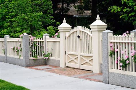 Free collection of 2 gate color palettes to inspire your ideas. Top 60 Best Front Yard Fence Ideas - Outdoor Barrier Designs