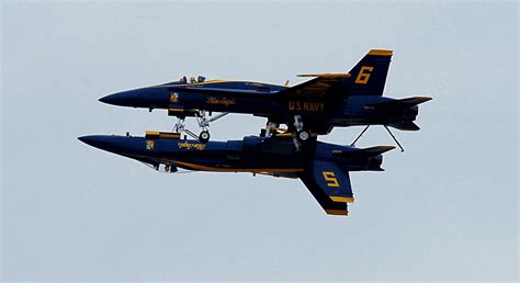 The Us Navy Flight Demonstration Team The Blue Angels In Their Fa