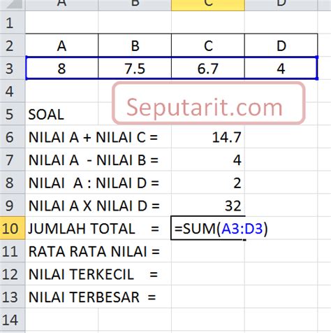 Cara Membuat Rumus Yang Sama Di Excel Hongkoong Hot Sex Picture