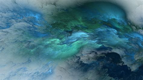 Blue Green Clouds Hd Artist 4k Wallpapers Images Backgrounds