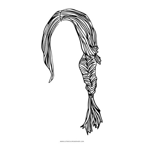 Long Hair Coloring Pages