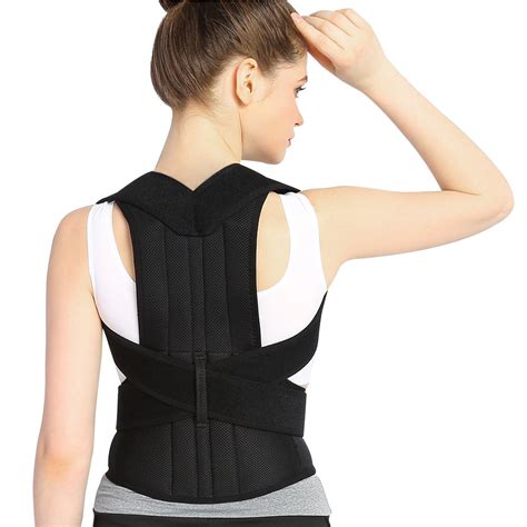 בריאות ומשק הבית Back Brace Posture Corrector Full Back Support Belts
