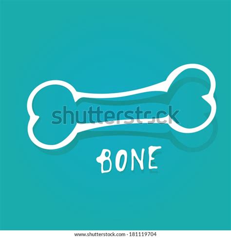 Dog Bone Vector Illustration Vector De Stock Libre De Regalías