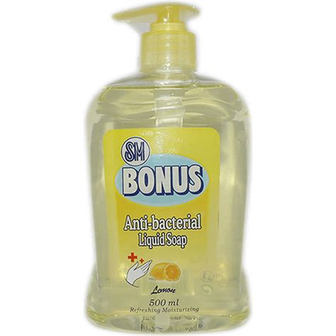 Sm Bonus Anti Bacteria Lemon Liquid Soap 500ml Body Care Walter Mart