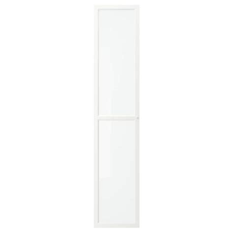 Oxberg Drzwi Szklane Biały 40x192 Cm Ikea
