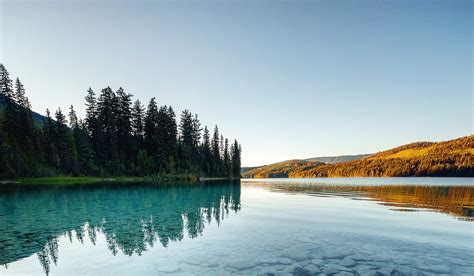 Expose Nature Crystal Clear Water Of British Columbia Canada