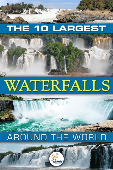 10 Largest Waterfalls Around The World The Glovetrotters Largest