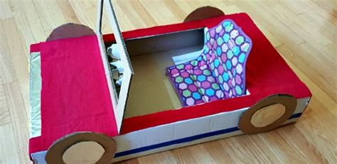 Easy Cardboard Box Car For Toddlers And Preschoolers Preschool Toolkit