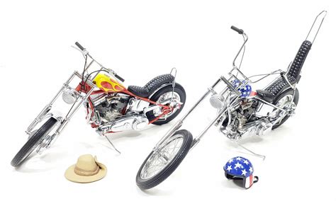 Lot Franklin Mint Easy Rider Ultimate Chopper And Billy