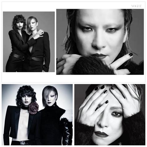 The Editorials Mica Arganaraz And Yoshiki X Vogue Japan October 2017