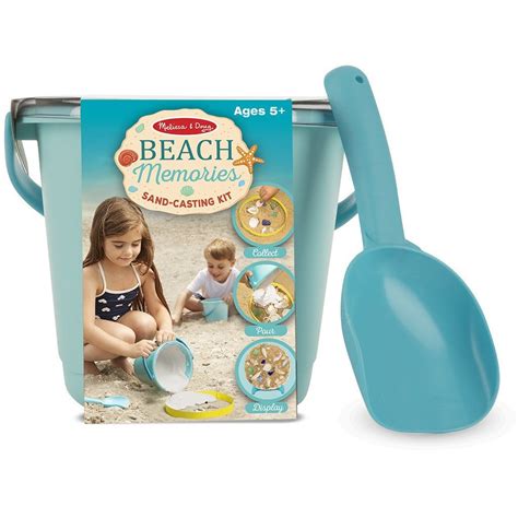 Melissa And Doug Beach Memories Sand Casting Kit Sand And Beach Toys