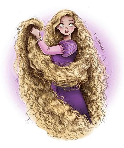 Curly Hair Rapunzel Disney Tangled Disney Rapunzel