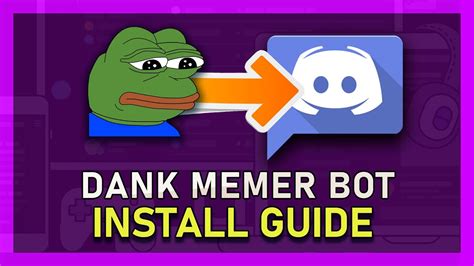 How To Install And Use Dank Memer Bot On Discord Tutorial Youtube