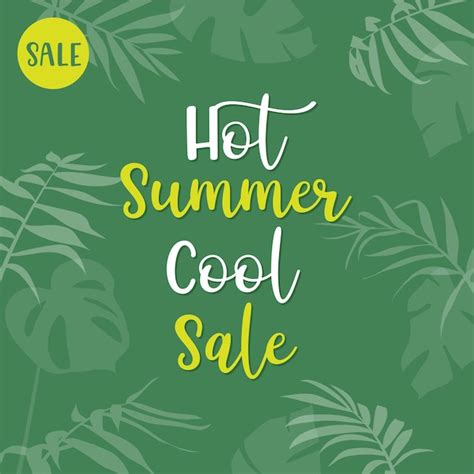 Premium Vector Hot Summer Cool Sale