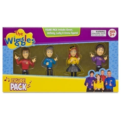 The Wiggles Wiggles 3 Inch Figures 4 Pack Online Toys Australia