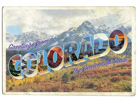 Vintage Colorado Postcard Postcard Design Postcard Vintage Postcards