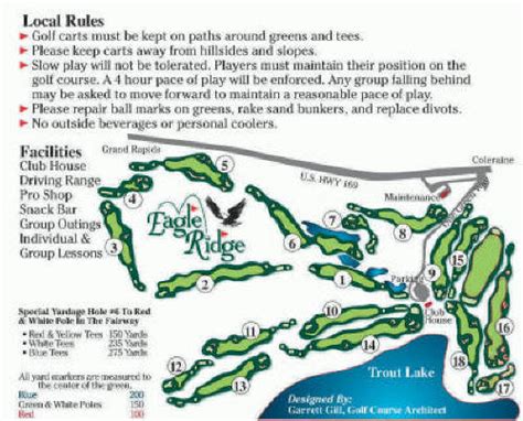 Golf Course Layout Maps Poolesville Golf Course Layout Map Course