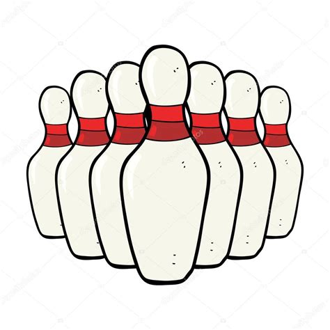 Cartoon Bowling Pins Stock Vector Image By ©lineartestpilot 38160607