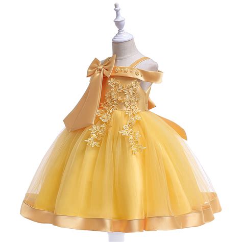 Qoo10 Kids Bridesmaid Lace Girls Dress For Wedding And Party Dresses