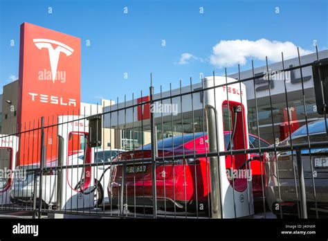 Tesla Electric Cars Showroom And Cars In St Leonardssydneyaustralia