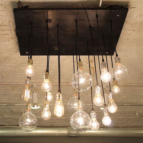 Industrial Chandelier Edison Bulb Industrial Lighting Uncommongoods