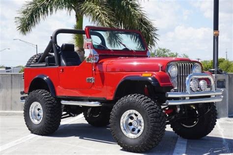 1985 Jeep Cj7 4x4 Fully Restored V8 Tons Of Extras Lifted New Rust