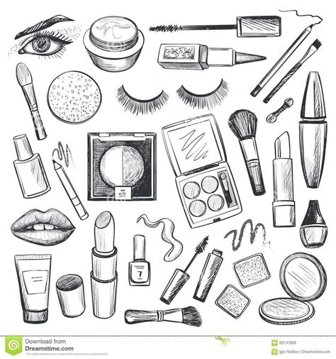Free Printable Makeup Coloring Pages